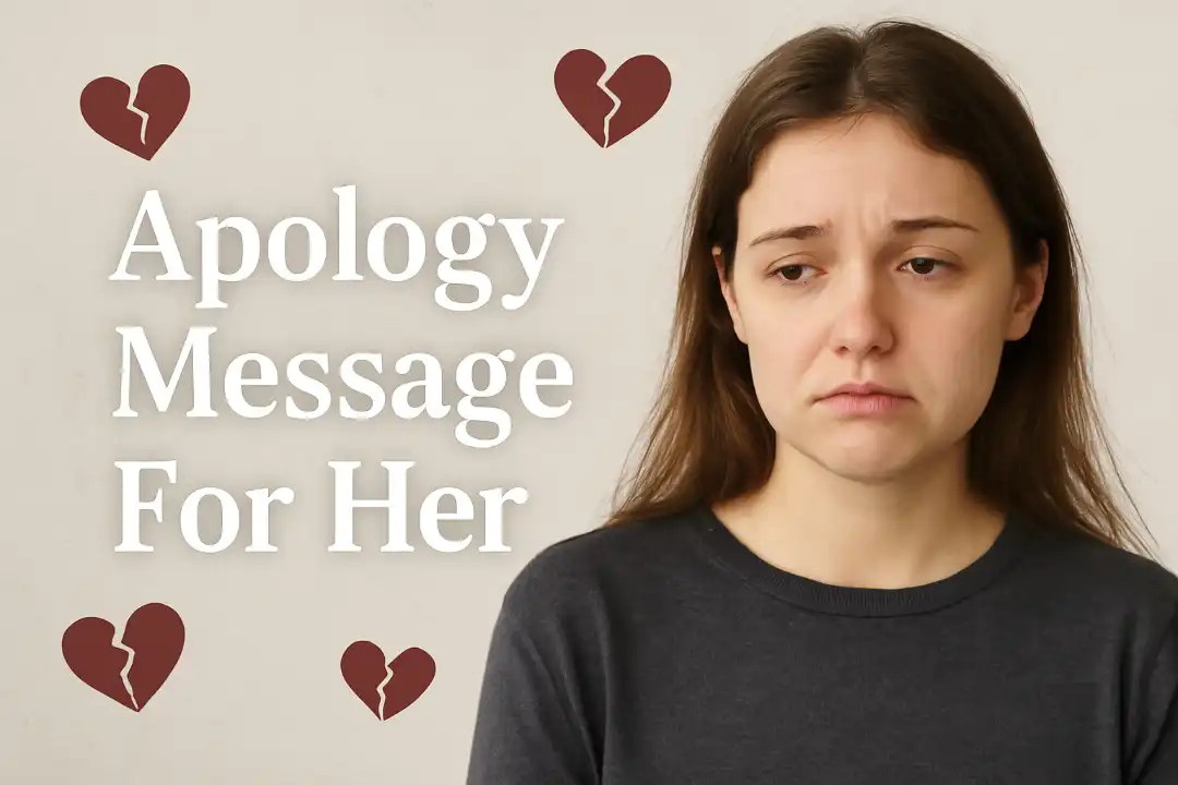 Apology message for her | 100+ Messages, Tips & Reasons